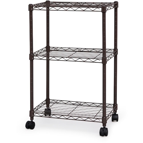 IRIS 573619 カラーメタルラック ブラウ