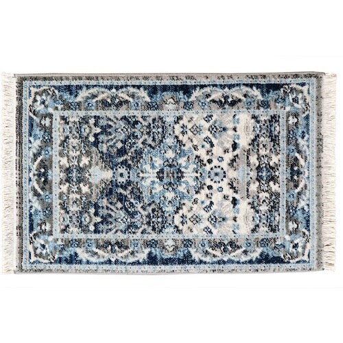 萩原 ウィルトン織の玄関マット RAKKAS グレ