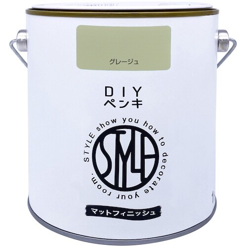 ニッぺ DIYペンキ マットフィニッシュ グレージ