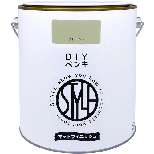 ニッぺ DIYペンキ マットフィニッシュ グレージ