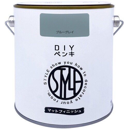 ニッぺ DIYペンキ マットフィニッシュ ブルーグ
