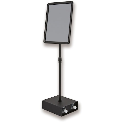 ASKA 転倒防止アルミ枠ポスタースタンド A3