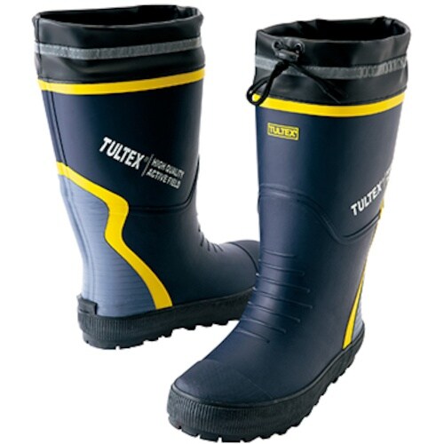 アイトス ウレタン裏付き安全ゴム長靴 ネイビー M