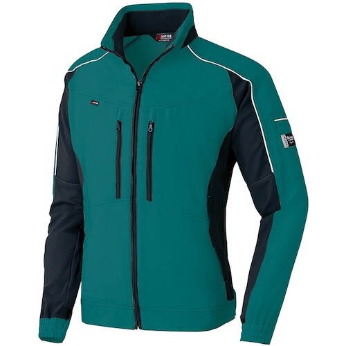 アイトス エコプロダクト春夏長袖ブルゾン グリーン