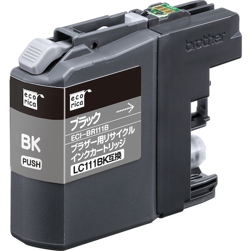 ecorica LC111BK 互換リサイクルイン