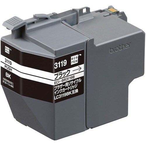 ecorica LC3119BK互換インクカートリ