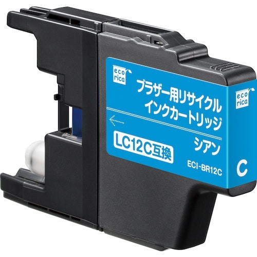 ecorica LC12C 互換リサイクルインクカ