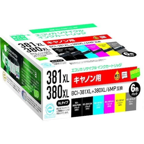 ecorica BCI−381XL+380XL/6