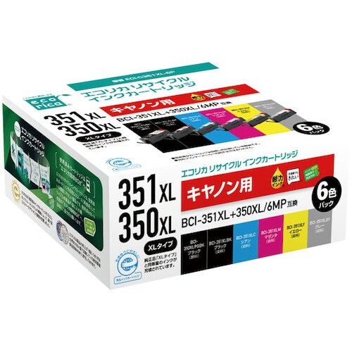 ecorica BCI−351XL+350XL/6
