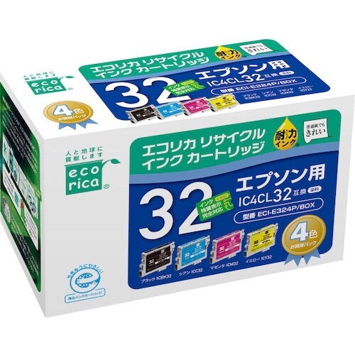 ecorica IC4CL32 互換リサイクルイン