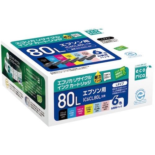 ecorica IC6CL80L 互換リサイクルイ