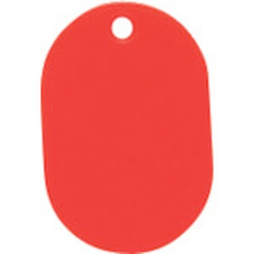 CROWN 番号札 無地〔小100枚赤【06033