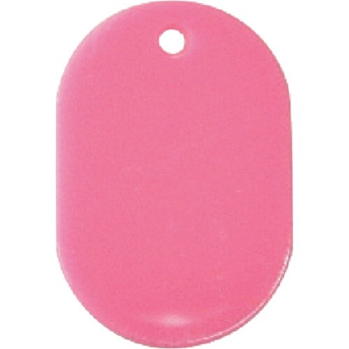 CROWN 番号札 無地〔小100枚桃【06885