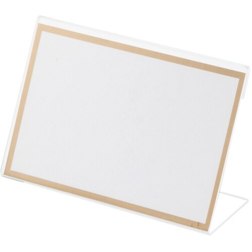 CROWN L型カード立アクリル製【06104】