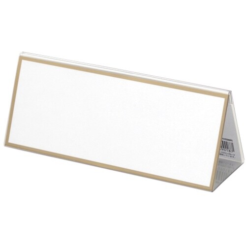 CROWN 三角型カード立PET製【33694】