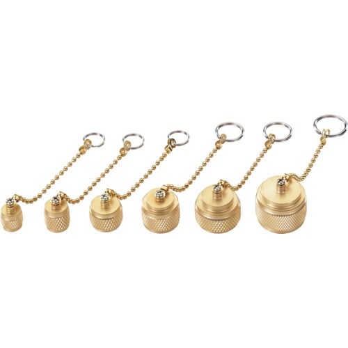 タスコ チェーン付フレアキャップ1/4”