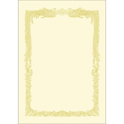 ササガワ 賞状用紙 *OA賞状用紙 クリーム A4