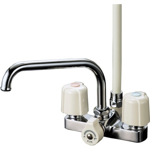 KVK デッキ形2ハンドルシャワー