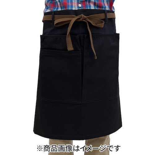 TEAGLES 104マルチショートエプロンブラッ