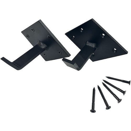 福井金属工芸 重量用額受 壁面用 70mm 黒 2