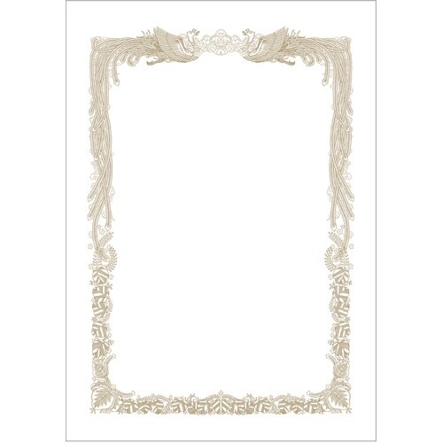 ササガワ 賞状用紙 *ミニ賞状用紙 はがき判 横書