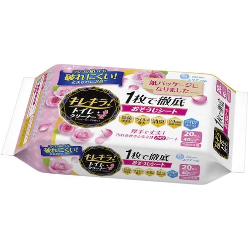 エリエール キレキラ!トイレクリーナー 1枚で徹底