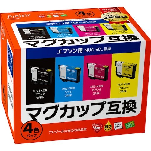 Plaisir キヤノン MUG−4CL互換インク
