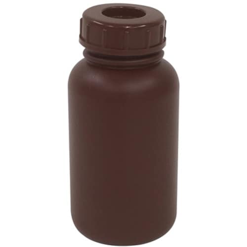 KOKUGO PE広口瓶 茶 250ml 60本入