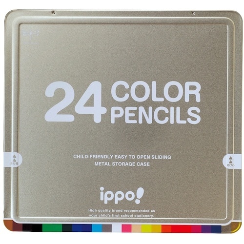 Tombow 色鉛筆 イッポ スライド缶入色鉛筆