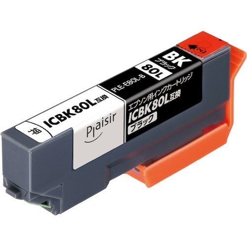 Plaisir エプソン ICBK80L互換インク