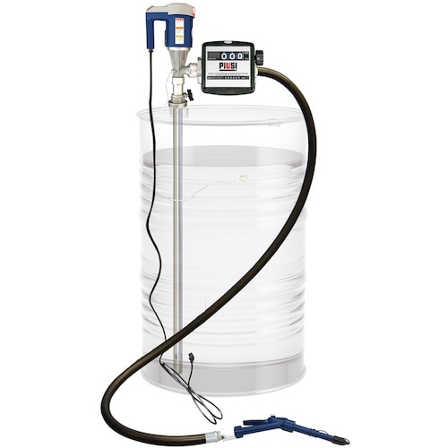 アクアシステム 電動式ドラム缶用ポンプ(流量計付)