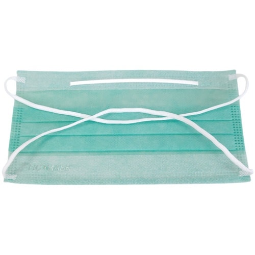 橋本 呼吸がラクマスク グリーン 2層・頭掛け 1