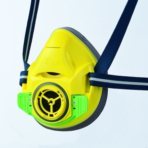 シゲマツ 防じん・防毒マスク TW01C イエロー