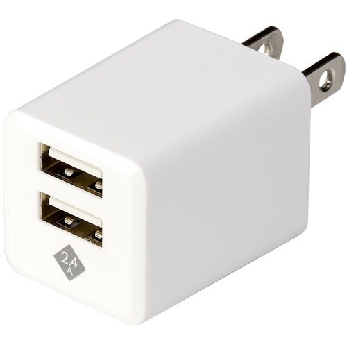 ナカバヤシ USB充電器 2.4A 2ポートUSB