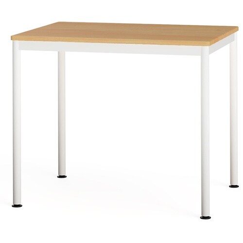 ナカバヤシ フラットテーブル オークホワイト 80