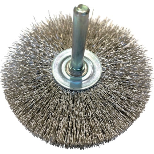 高島産業 軸付ホイールブラシ ホイール型軸付 75