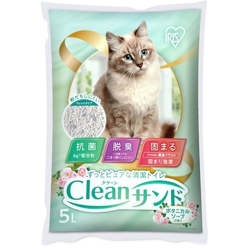 IRIS 297694 クリーンサンド 5L ボタ