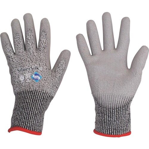 丸和ケミカル シルバーシルク 耐切創保護手袋 Sサ