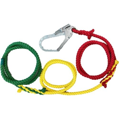 高木 色付き介錯ロープ 12mm×5m