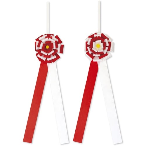 ササガワ テープカット用花型リボン 花径160