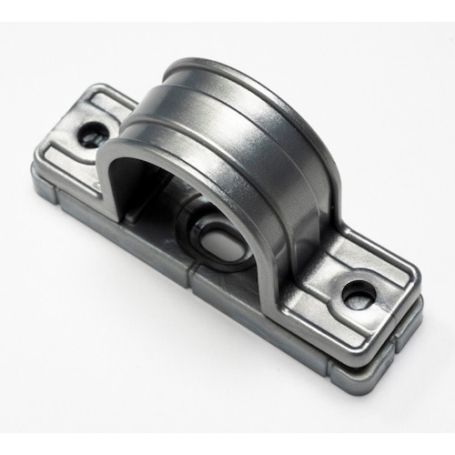 因幡 ケーブル保護管 メタグリーン ベース付き両サ