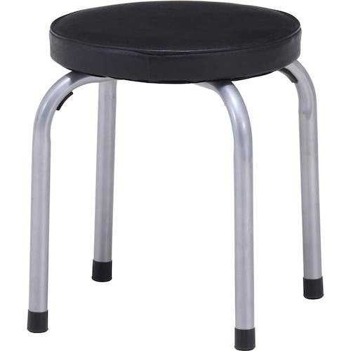 不二貿易 パイプ丸イス ロータイプ FB−011B