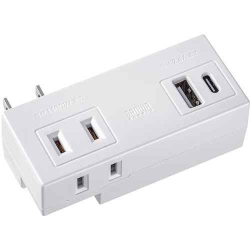 SANWA モバイルタップ (ACx2個口+USB