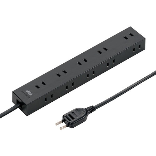 SANWA 電源タップ 2P 10個口 強力ネオジ