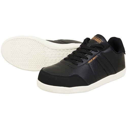 喜多 セーフティスニーカー ブラック 26.5