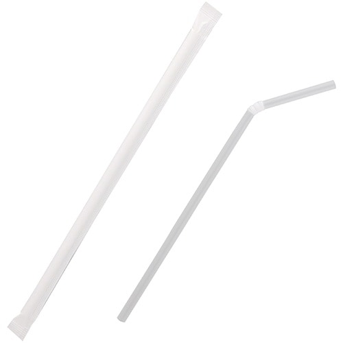 HEIKO フレキシブルストロー 6×21 クリア