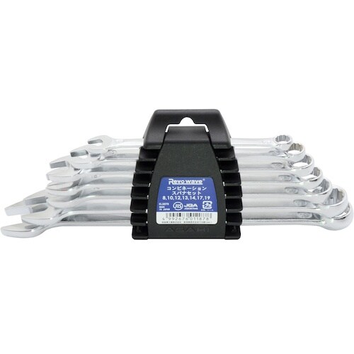 ASH レボウェーブコンビネーションスパナ7本組セ