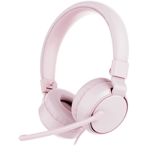 ナカバヤシ 4極ヘッドセット ピンクラベンダー