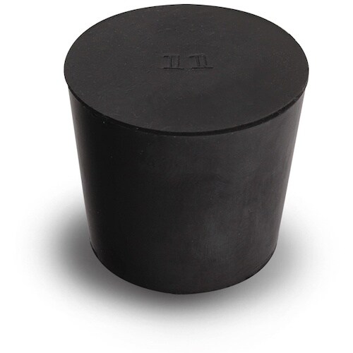 KOKUGO 天然ゴム栓 黒 No.11 35×2