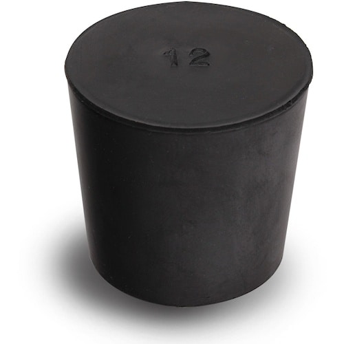 KOKUGO 天然ゴム栓 黒 No.12 37×3